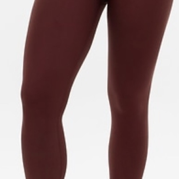 Athleta Interval High Rise Perforated Legging. Size medium. Color is Garnet - Picture 10 of 10